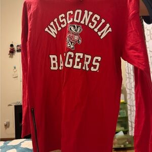 Wisconsin Badgers Red Long Sleeve Shirt